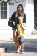 Hilary Duff - shows off some short shorts while taking her son to get some cupcakes,Studio City, CA  09/16/2017