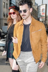 Sophie Turner & Joe Jonas - Out shopping in Paris - October 17, 2017